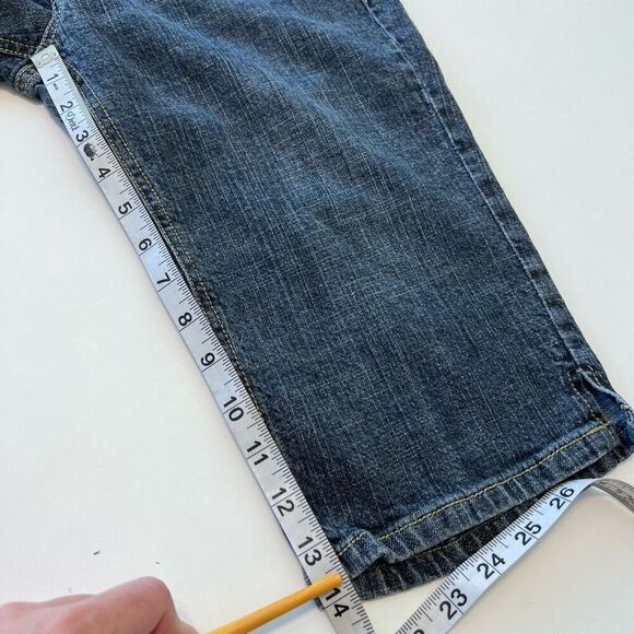 Rewind Bermuda denim shorts medium wash juniors size 11 EUC - Picture 12 of 13